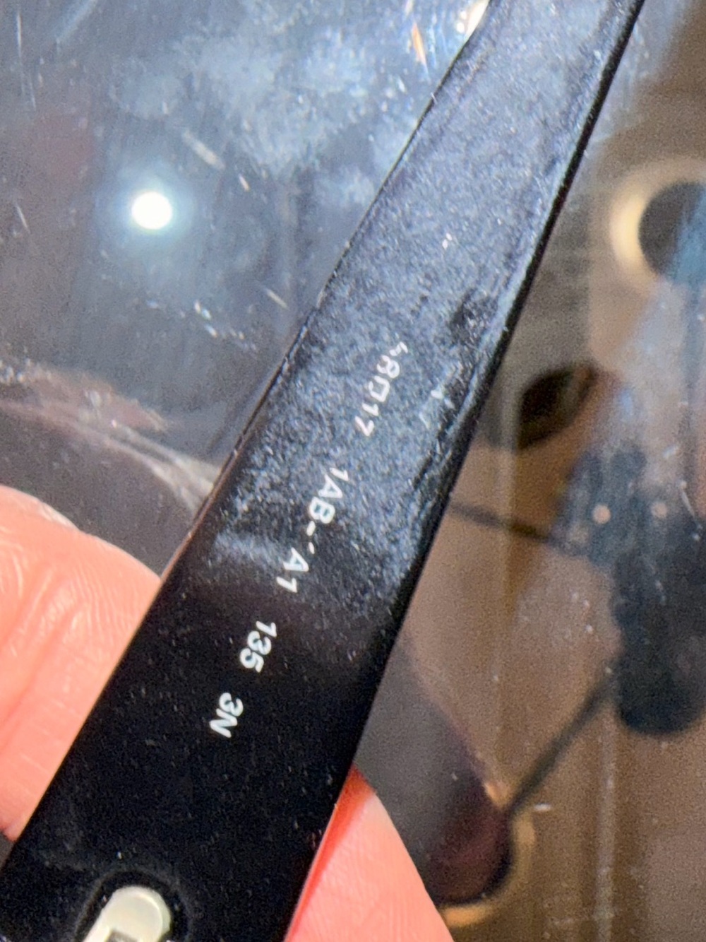 Prada Glossy Black Square Sunglasses with Rhinestones and Gold Logo - Picture 7 of 7